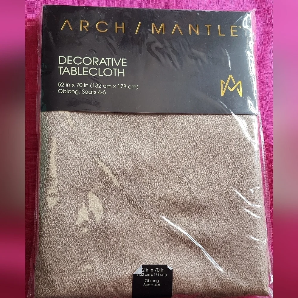 Decorative Tablecloth - Tan